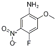 4-Fluoro-2-methoxy-5-nitroaniline Structure,1075705-01-9Structure