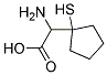 (9ci)--alpha--氨基-1-疏基-環(huán)戊烷乙酸結(jié)構(gòu)式_108895-85-8結(jié)構(gòu)式