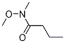N-methoxy-n-methylbutyramideStructure,109480-78-6Structure N-methoxy-n-methylbutyramide Structure,109480-78-6Structure