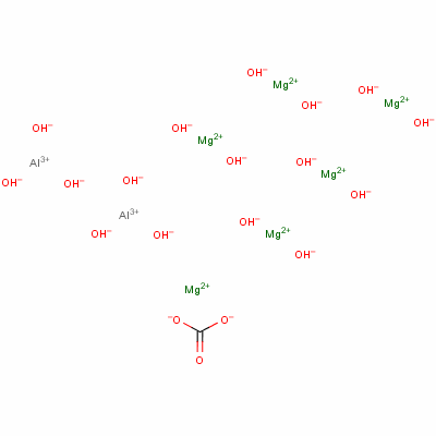 HydrotalciteStructure,11097-59-9Structure Hydrotalcite Structure,11097-59-9Structure