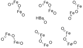 Barium dodecairon nonadecaoxideStructure,11138-11-7Structure Barium dodecairon nonadecaoxide Structure,11138-11-7Structure