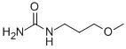 N-(3-甲氧基丙基)脲結(jié)構(gòu)式_1119-61-5結(jié)構(gòu)式