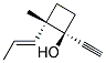 (9ci)-1-乙炔-2-甲基-2-(1-丙烯基)-環(huán)丁醇結構式_114179-21-4結構式