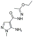 n-[(5-氨基-1-甲基-1H-吡唑-4-基)-羰基]乙烷亞肼酸乙酯結構式_114936-20-8結構式