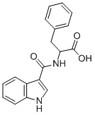 N-(3-吲哚甲?；?-l-苯丙氨酸結構式_115627-41-3結構式