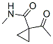 (9ci)-1-乙酰基-n-甲基-環(huán)丙烷羧酰胺結(jié)構(gòu)式_116195-49-4結(jié)構(gòu)式