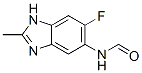 Formamide, n-(6-fluoro-2-methyl-1h-benzimidazol-5-yl)-(9ci)Structure,117275-70-4Structure Formamide, n-(6-fluoro-2-methyl-1h-benzimidazol-5-yl)-(9ci) Structure,117275-70-4Structure