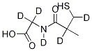 N-(3-疏基-2-甲基丙?；?甘氨酸-d5結(jié)構(gòu)式_1184993-97-2結(jié)構(gòu)式