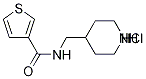 N-(哌啶-4-甲基)噻吩-3-羧酰胺鹽酸鹽結(jié)構(gòu)式_1185314-53-7結(jié)構(gòu)式