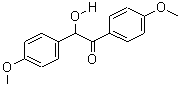 2-Hydroxy-1,2-bis(4-methoxyphenyl)；thanone Structure,119-52-8Structure
