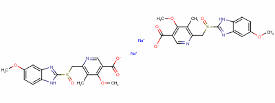 Omeprazole acid sodium saltStructure,120003-84-1Structure Omeprazole acid sodium salt Structure,120003-84-1Structure