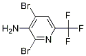 2,4-Dibromo-6-(trifluoromethyl)-3-pyridinamine Structure,1214365-67-9Structure