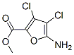 2-Furancarboxylicacid,5-amino-3,4-dichloro-,methylester(9ci)Structure,122587-23-9Structure 2-Furancarboxylicacid,5-amino-3,4-dichloro-,methylester(9ci) Structure,122587-23-9Structure