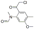 Formamide, n-[2-(chloroacetyl)-5-methoxy-4-methylphenyl]-n-methyl-(9ci) Structure,124959-22-4Structure
