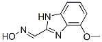 1H-benzimidazole-2-carboxaldehyde,4-methoxy-,oxime(9ci) Structure,127926-60-7Structure