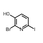 2-Bromo-3-hydroxy-6-iodopyridineStructure,129611-32-1Structure 2-Bromo-3-hydroxy-6-iodopyridine Structure,129611-32-1Structure