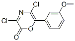 2H-1,4-oxazin-2-one, 3,5-dichloro-6-(3-methoxyphenyl)-Structure,131882-06-9Structure 2H-1,4-oxazin-2-one, 3,5-dichloro-6-(3-methoxyphenyl)- Structure,131882-06-9Structure