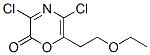 2H-1,4-oxazin-2-one, 3,5-dichloro-6-(2-ethoxyethyl)-Structure,131882-07-0Structure 2H-1,4-oxazin-2-one, 3,5-dichloro-6-(2-ethoxyethyl)- Structure,131882-07-0Structure