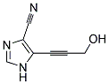 1H-imidazole-4-carbonitrile, 5-(3-hydroxy-1-propynyl)- (9ci)Structure,132252-29-0Structure 1H-imidazole-4-carbonitrile, 5-(3-hydroxy-1-propynyl)- (9ci) Structure,132252-29-0Structure