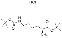 Ne-Boc-L-lysine tert-butyl ester hydrochloride Structure,13288-57-8Structure