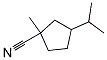 (9ci)-1-甲基-3-(1-甲基乙基)-環(huán)戊烷甲腈結(jié)構(gòu)式_134517-60-5結(jié)構(gòu)式