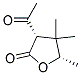 2(3H)-furanone, 3-acetyldihydro-4,4,5-trimethyl-, cis-(9ci)Structure,136829-86-2Structure 2(3H)-furanone, 3-acetyldihydro-4,4,5-trimethyl-, cis-(9ci) Structure,136829-86-2Structure