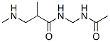 Propanamide, n-[(acetylamino)methyl]-2-methyl-3-(methylamino)- Structure,137938-07-9Structure