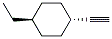 反式-(9ci)-1-乙基-4-乙炔-環(huán)己烷結(jié)構(gòu)式_141743-53-5結(jié)構(gòu)式