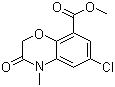 6-Chloro-3,4-dihydro-4-methyl-3-oxo-2h-1,4-benzoxazine-8-carboxylic acid methyl ester Structure,141761-83-3Structure