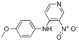 N-(4-甲氧基苯基)-3-硝基吡啶-4-胺結(jié)構(gòu)式_14251-87-7結(jié)構(gòu)式