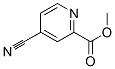 2-Pyridinecarboxylicacid,4-cyano-,methylester(9ci) Structure,142729-98-4Structure