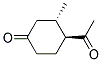 反式-(9ci)-4-乙?；?3-甲基-環(huán)己酮結(jié)構(gòu)式_143392-15-8結(jié)構(gòu)式