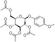 4-Methoxyphenyl-2,3,4,6-tetra-o-acetyl-beta-d-glucopyanoside Structure,14581-81-8Structure