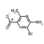 2-Amino-3-bromo-6-methyl-5-nitropyridine Structure,150935-62-9Structure