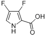 1H-pyrrole-2-carboxylicacid,3,4-difluoro-(9ci) Structure,160561-81-9Structure