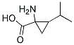 (9ci)-1-氨基-2-(1-甲基乙基)-環(huán)丙烷羧酸結(jié)構(gòu)式_162679-89-2結(jié)構(gòu)式