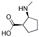 順式-(9ci)-2-(甲基氨基)-環(huán)戊烷羧酸結(jié)構(gòu)式_164916-43-2結(jié)構(gòu)式