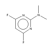 2-Pyrimidinamine,4,6-difluoro-n,n-dimethyl-(9ci) Structure,165258-63-9Structure