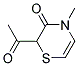 2H-1,4-thiazin-3(4h)-one, 2-acetyl-4-methyl-(9ci)Structure,177421-80-6Structure 2H-1,4-thiazin-3(4h)-one, 2-acetyl-4-methyl-(9ci) Structure,177421-80-6Structure