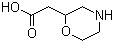 2-Morpholineacetic acid Structure,180863-27-8Structure