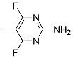 2-Pyrimidinamine, 4,6-difluoro-5-methyl-(9ci) Structure,18260-79-2Structure