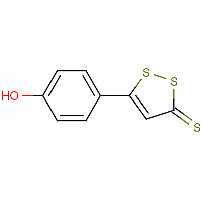 5-(4-Hydroxy-phenyl)-[1,2]dithiole-3-thione Structure,18274-81-2Structure