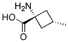 反式-(9ci)-1-氨基-3-甲基-環(huán)丁烷羧酸結(jié)構(gòu)式_184103-74-0結(jié)構(gòu)式