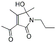 (9ci)-3-乙酰基-1,5-二氫-5-羥基-4,5-二甲基-1-丙基-2H-吡咯-2-酮結(jié)構(gòu)式_186379-46-4結(jié)構(gòu)式