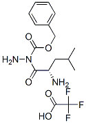 芐氧基羰基肼三氟乙酸亮氨酸酯結(jié)構(gòu)式_19635-96-2結(jié)構(gòu)式