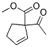 (9ci)-1-乙?；?2-環(huán)戊烯-1-羧酸甲酯結構式_199123-49-4結構式