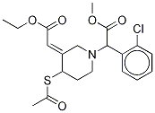 (3E)-4-(乙?；虼?-alpha-(2-氯苯基)-3-(2-乙氧基-2-氧代乙亞基)-1-哌啶乙酸甲酯結(jié)構(gòu)式_204204-75-1結(jié)構(gòu)式