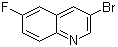 3-Bromo-6-fluoroquinoline Structure,205114-16-5Structure