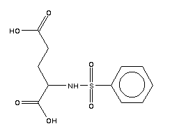 (R)-(-)-n-(苯基磺酰基)谷氨酸結(jié)構(gòu)式_20531-36-6結(jié)構(gòu)式