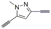 1H-pyrazole,3,5-diethynyl-1-methyl- (9ci)Structure,20668-15-9Structure 1H-pyrazole,3,5-diethynyl-1-methyl- (9ci) Structure,20668-15-9Structure